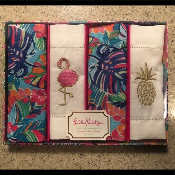 Lilly Pulitzer Cocktail Napkins - New in Box - Picture 1 of 3